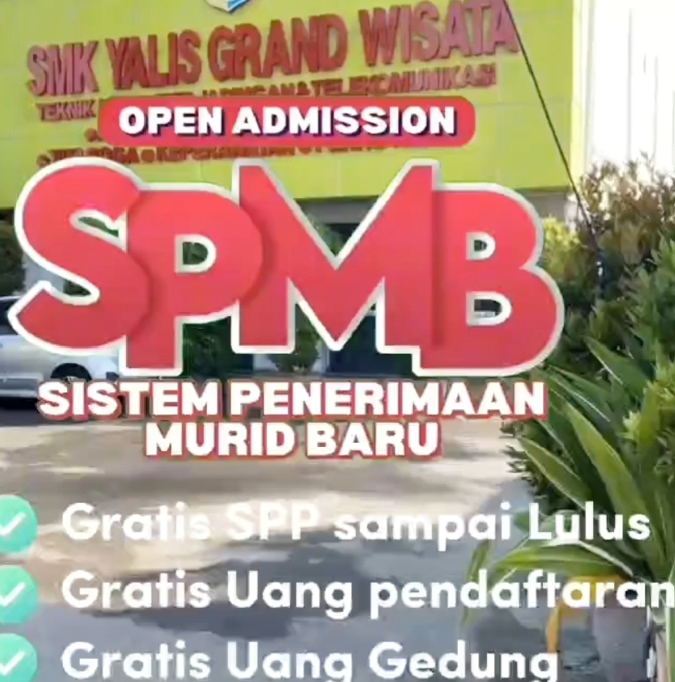 SPBM di SMK Yalis Grand Wisata Gratis 100% Sampai Lulus