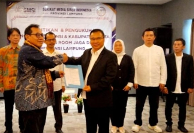 Ketua Umum SMSI Kukuhkan Pokja Newsroom Jaga Desa