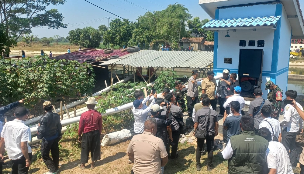 Tinjau Kekeringan di Jatitujuh, Bupati Majalengka Apresiasi Sodetan BBWS yang Selamatkan Ribuan Hektar Sawah